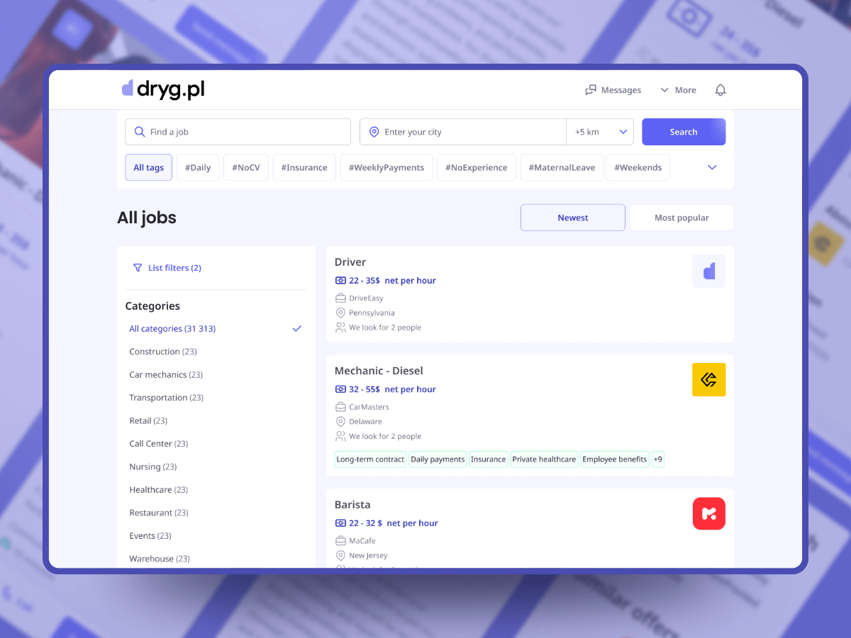 Dryg platform overview
